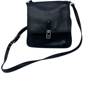 Coach vintage legacy slim flap black Crossbody bag 9592
